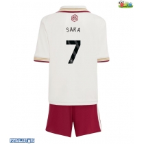 Arsenal Bukayo Saka #7 Tredjedraktsett Barn 2025-26 Kortermet (+ Korte bukser)